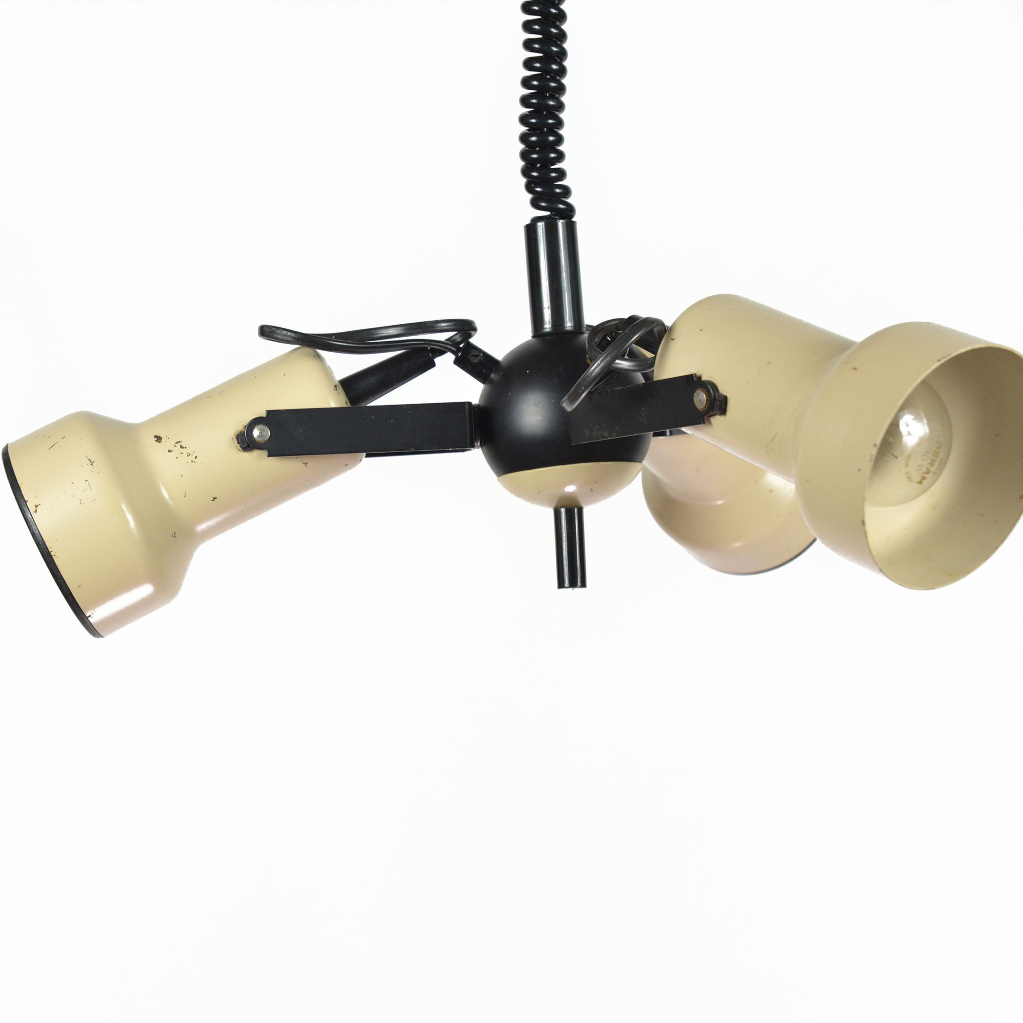 1970s space age pendant lamp Richard Essig Besigheim, Germany