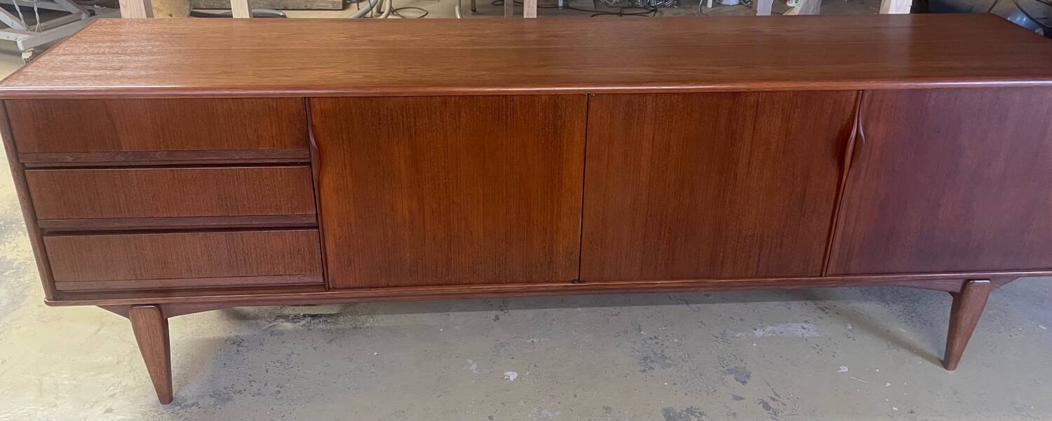 Vintage Scandinavian teak sideboard