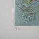 Michel henry: the flowers in the wind, signed original lithograph.