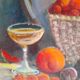 Nature morte, huile sur panneau 1955.