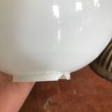Paire de lampe Art Déco en opaline