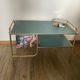 Table basse vintage range disques vyniles