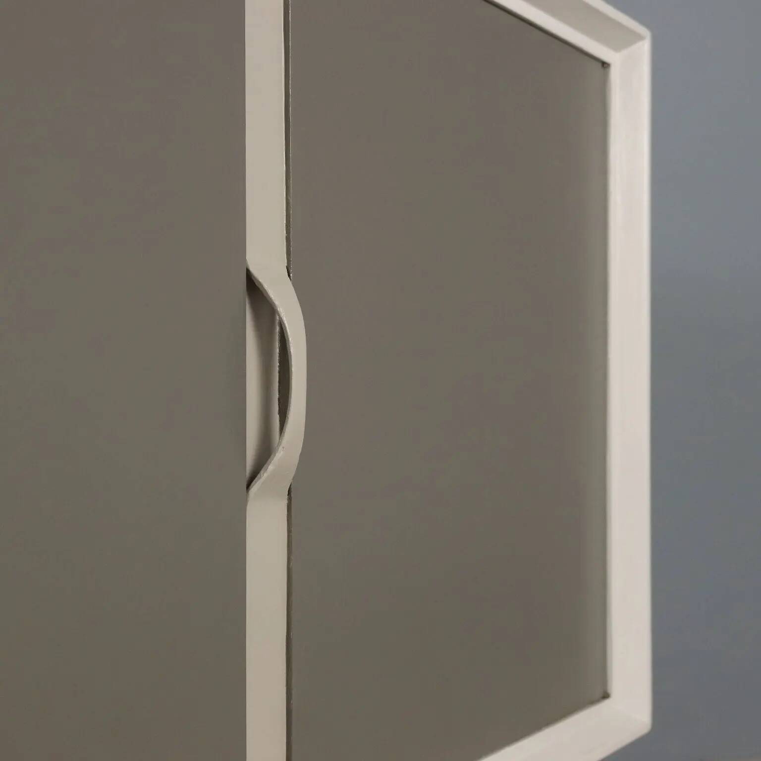 Vintage enfilade Prisma in painted teak, 1960s.