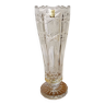Tall cut crystal vase from Italy