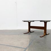 Set of 3 Norwegian Mi-Century Style Siesta Lounge Chairs and Glass Side Table by Ingmar Relling for Westnofa