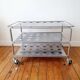 Niels Gammelgaard vintage metal trolley, rolling cart