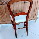 Louis Philippe chair sitting fabric