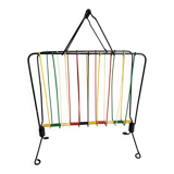 Scoubidou magazine rack, 1960s