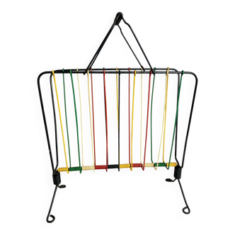 Scoubidou magazine rack, 1960s