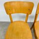 Paire de chaises bistrot Thonet, bois, années 60