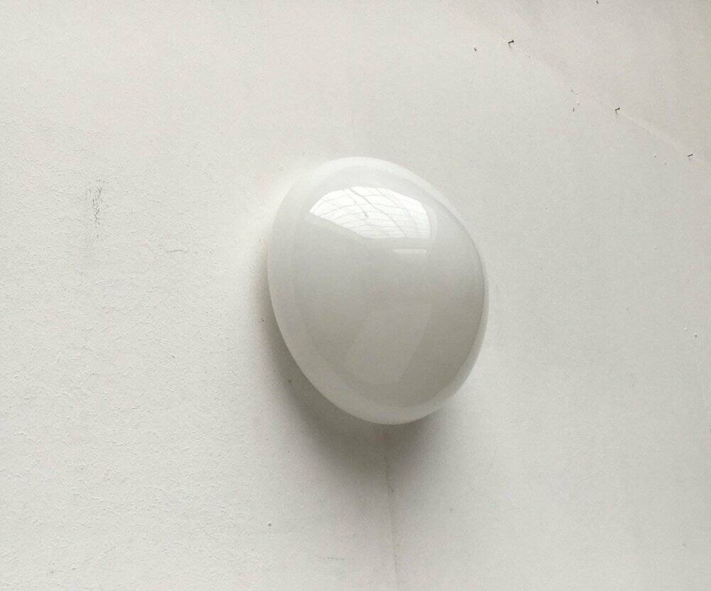 Ceiling or wall lamp model 961 modern mid-century by Wilhelm Wagenfeld for Lindner, Germany, 1950s.