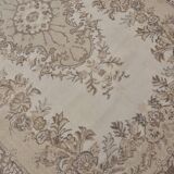 Vintage Wool Oushak Turkish Rug sku 2200