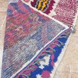 Moroccan Azilal handmade rug, handwoven wool Berber rug.