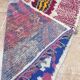 Tapis marocain Azilal fait main, tapis berbère en laine tissé à la main.