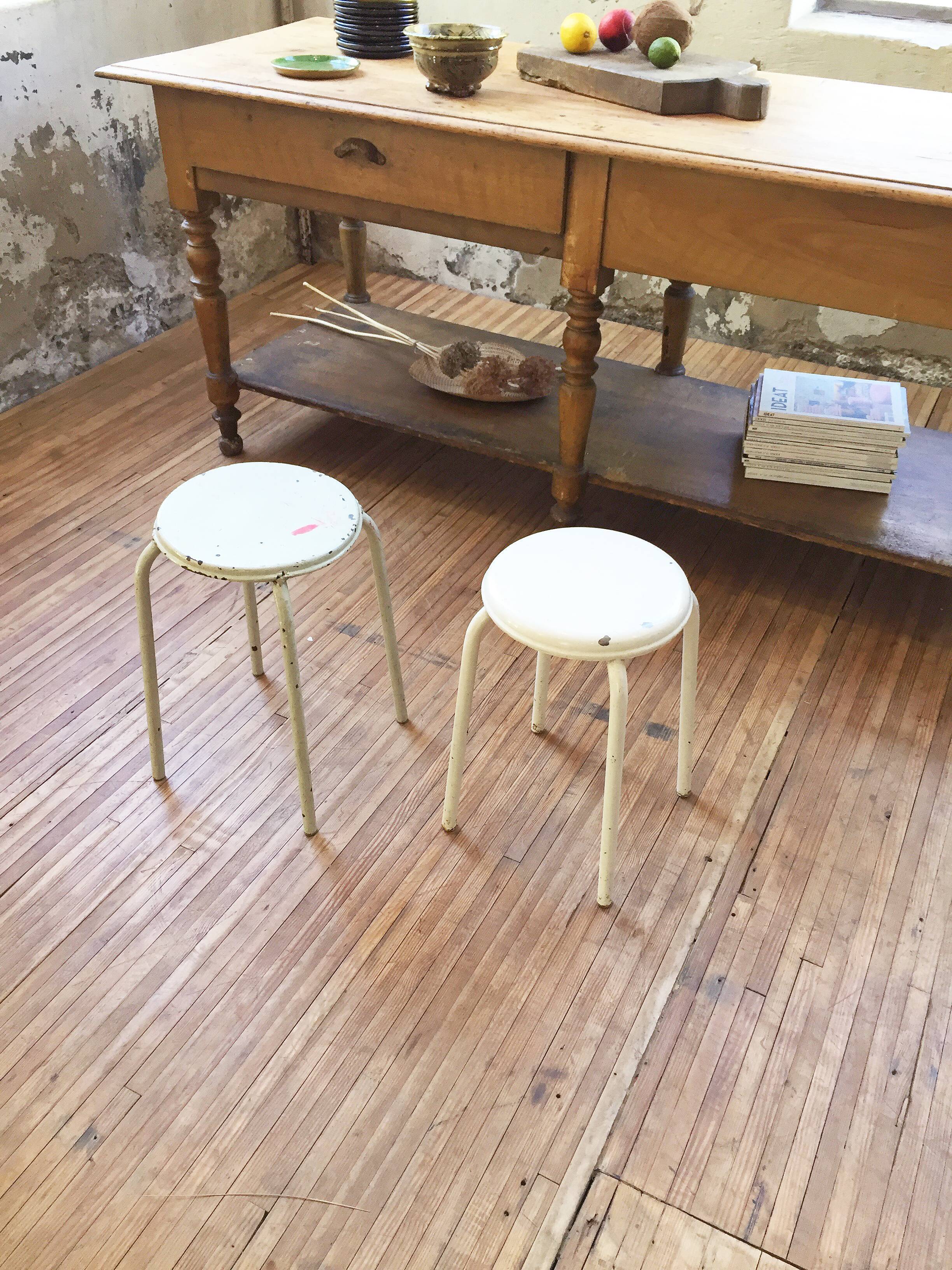 Duo workshop metal stools