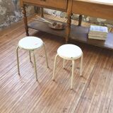 Duo workshop metal stools