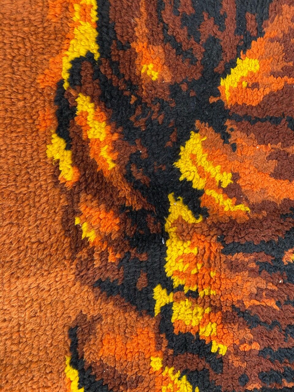 Tapis ancien français art déco 92x180 cm