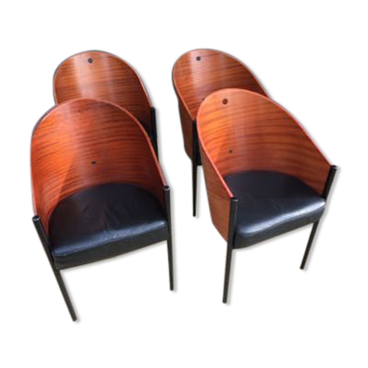 Série de 4 fauteuils Costes par Philippe Starck