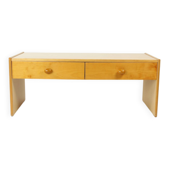 Vintage Vanity Table With Drawers By Up Zavody, Czechoslovakia 1980s