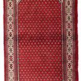 Tapis Seraband Vintage Fait Main en Laine – 92 x 161 cm- 1C941