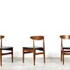 Set Of 6 Vintage Midcentury Danish Teak Chairs. Delivery. Modern /