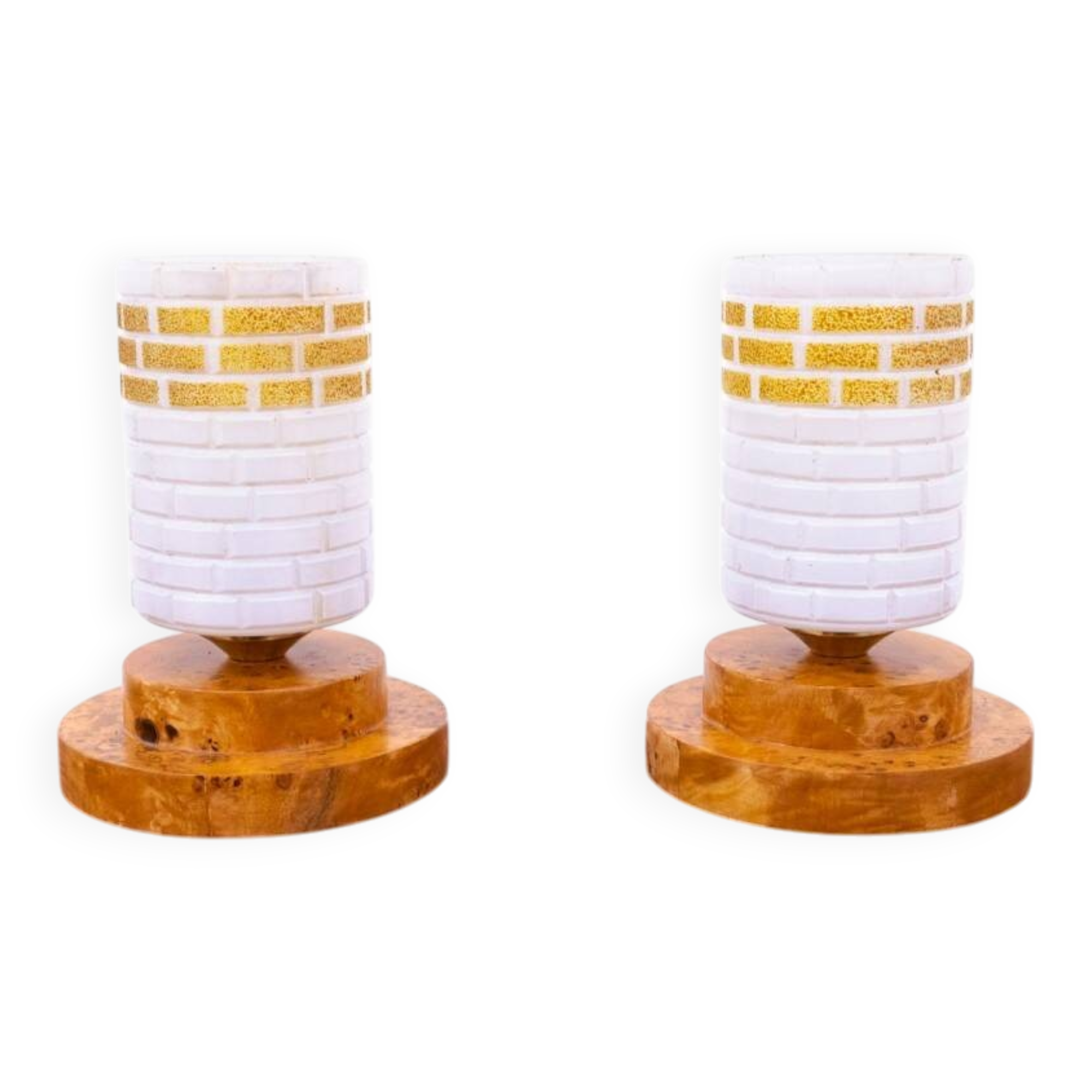 Small bedroom lamps, Poland, mid-20th century.