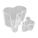 Duo of vases savoy design Alvar Aalto
