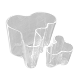 Duo of vases savoy design Alvar Aalto