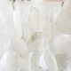 Very large cascading chandelier in mother-of-pearl, Verner Panton style, 1970.