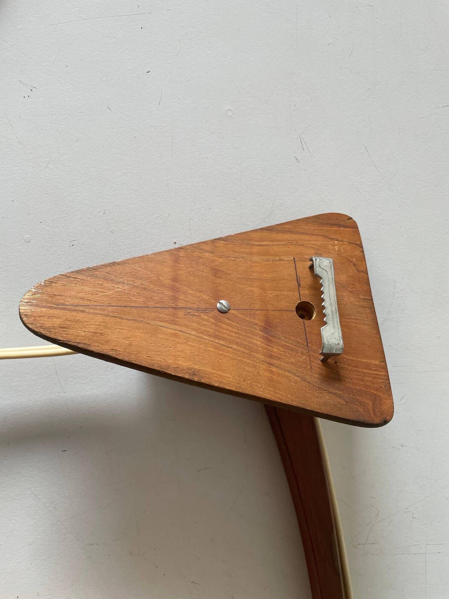 Teak wall lamp with natural ropes by Ib Fabiansen for Fog & Mørup, 1960s, Denmark.