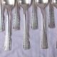 Spoons Ercuis silver metal covered service hallmark art deco