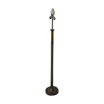 French Mid-Century Brass Floor Lamp