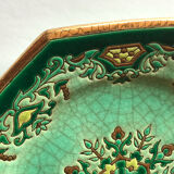 Cake dish Longwy Chevreuse enamels MP Chevallier