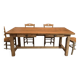 Superbe table de ferme ancienne en chêne massif restaurée – 8 personne