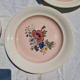 9 assiettes plates en porcelaine villeroy et boch modele 1584 25 cm
