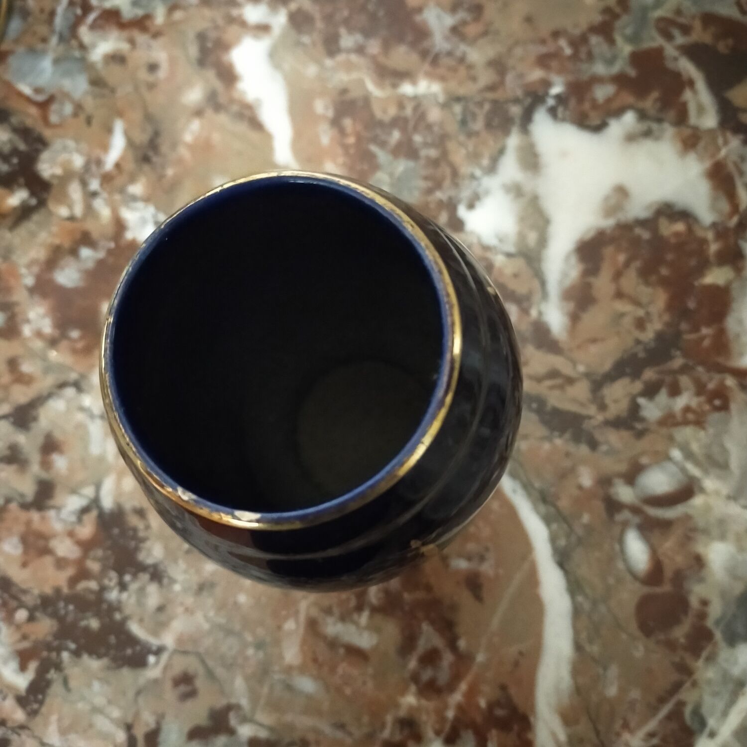 Vase faïence Bleu de Tours