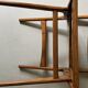 Designer chair in teak wood and cane, SNA Roset1950/60