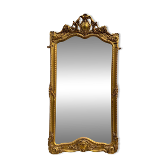 grand miroir doré