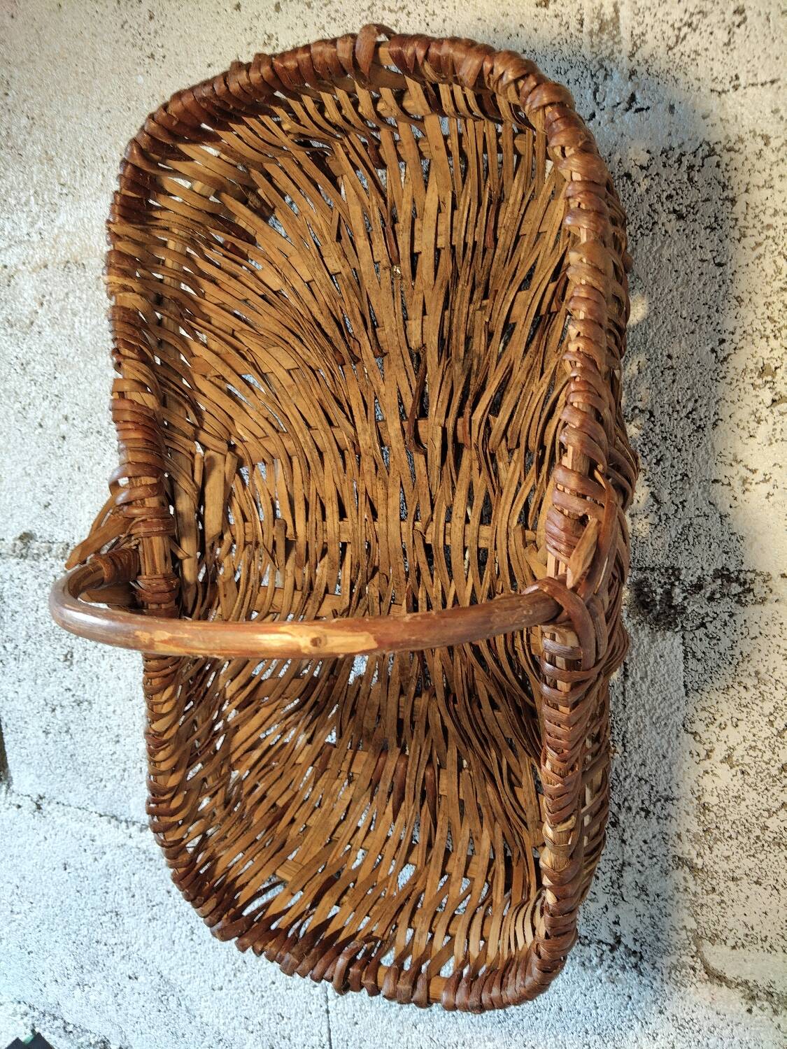 Old wicker basket – Handmade – Country house spirit