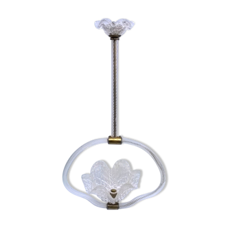 Suspension de Barovier &Toso,Murano,années 40.