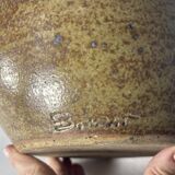 Round stoneware vase by Guy Baudat, France, Vintage 1970, XL