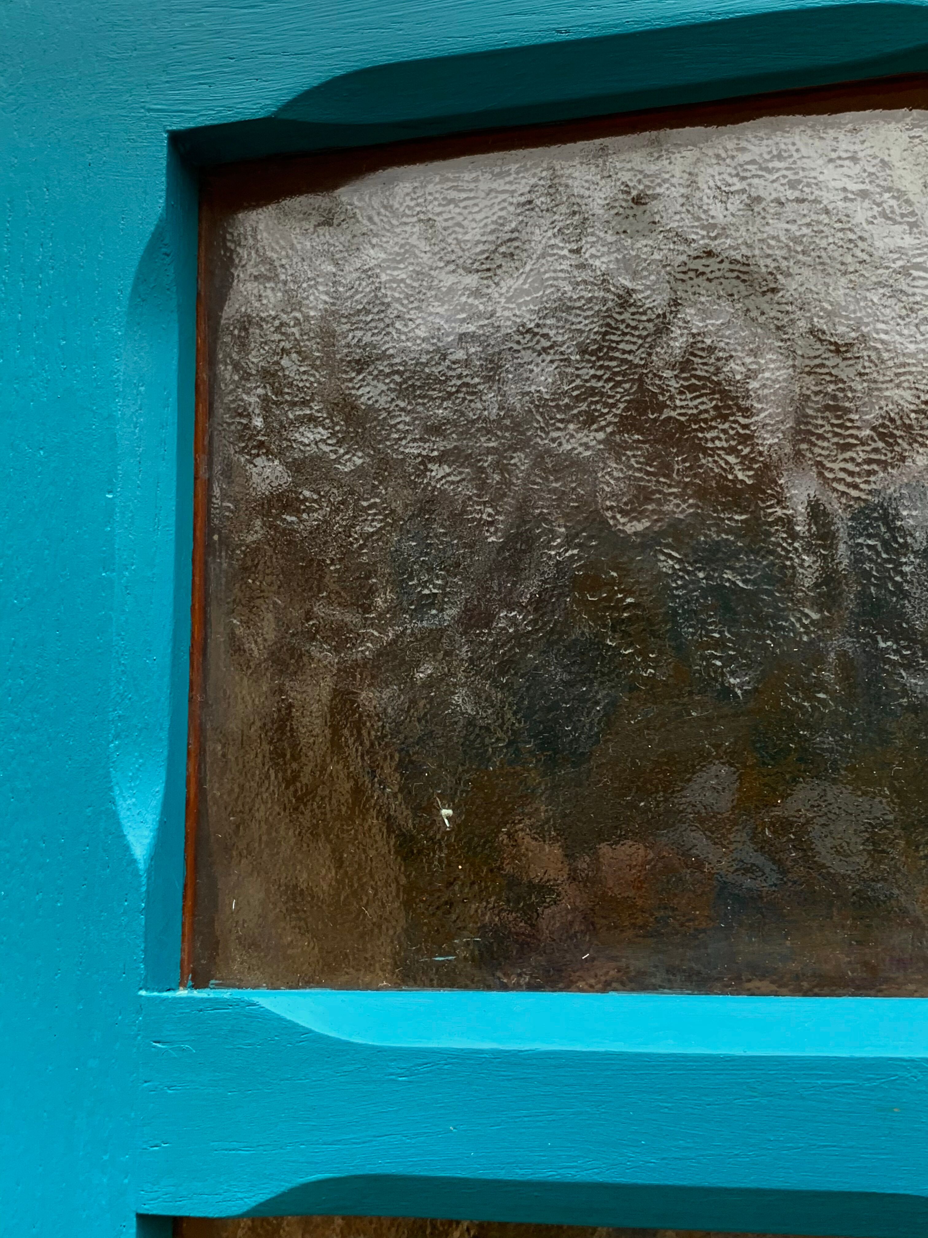 Parisian wardrobe glazed blue Peacock 1940