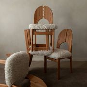 Vintage Danish Pine Dining Chairs | Set of 4 | Niels Koefoed Style