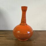 Orange ceramic soliflore
