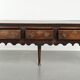 English antique oak sideboard with 3 drawers from the early 18th century