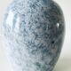 Lampe céramique grès bleu