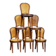Ensemble de 6 chaises en acajou de style Louis XVI