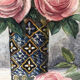 Watercolor "Bouquet of roses", framed and signed