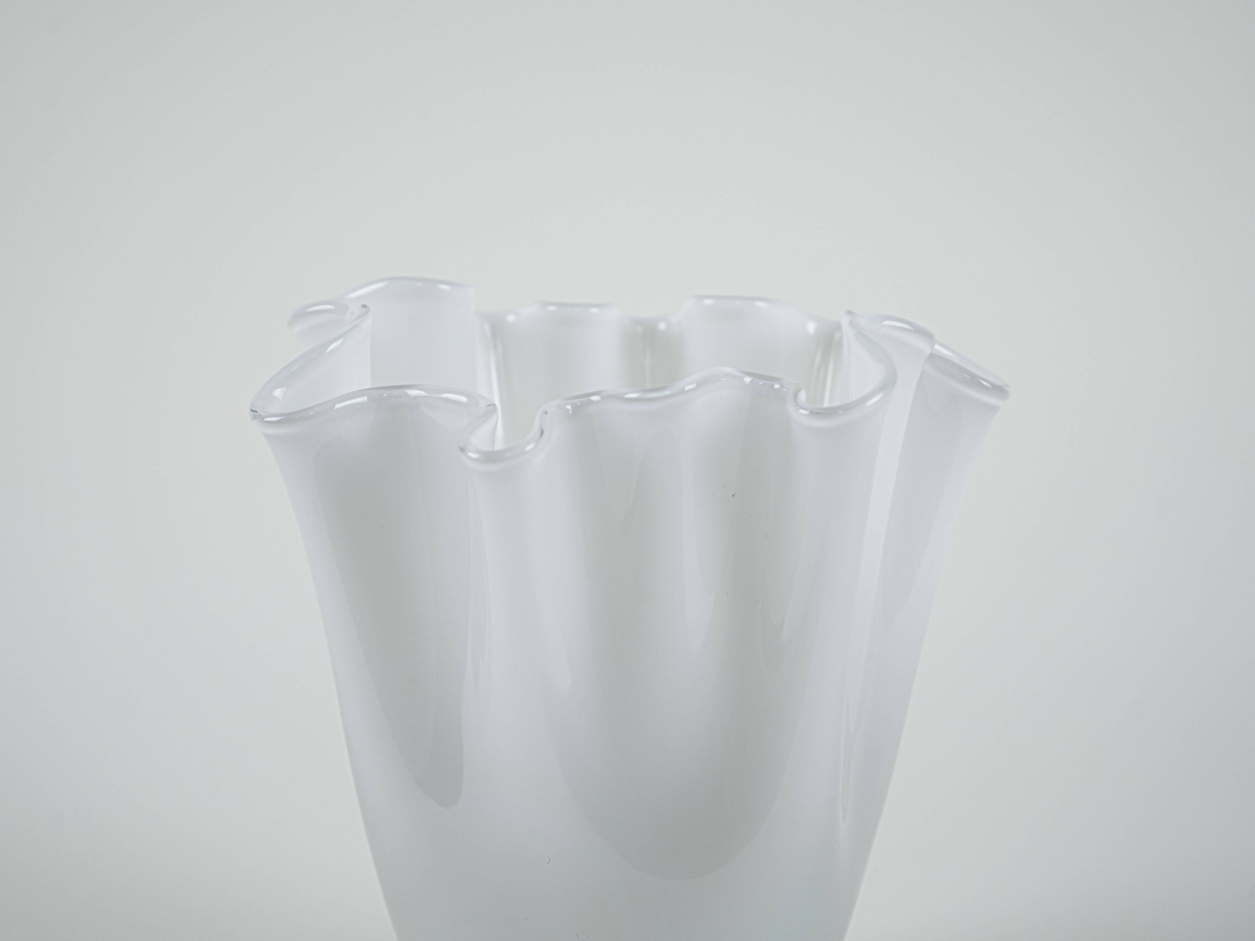 White vase, Danish design, 1970s, made in Denmark