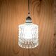 Vintage glass pendant lamp